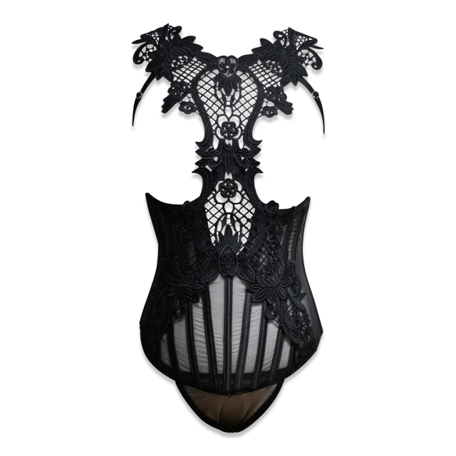 Breast free corset set Sinful Beauty by Grey Velvet