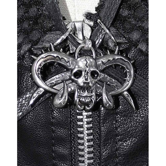 Punk-Zip-Off Jacke Dezibel mit Netzdetails und Killernieten XXL