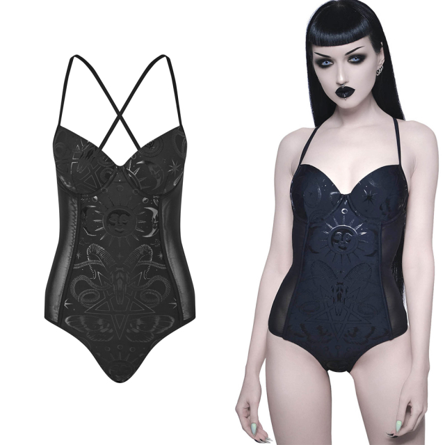 KILLSTAR Burn Bright One Piece swimsuit with allover...