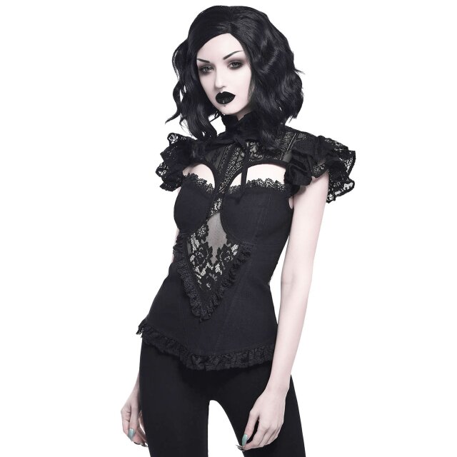 KILLSTAR Avalyn Top with romantic lace