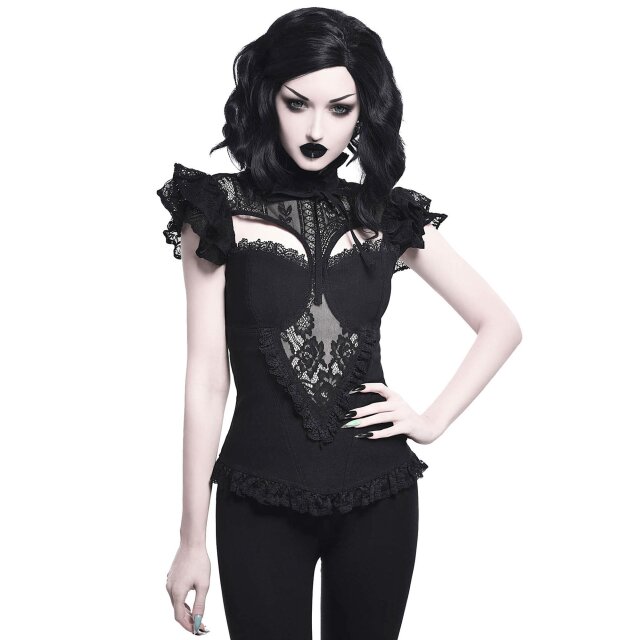 KILLSTAR Avalyn Top with romantic lace