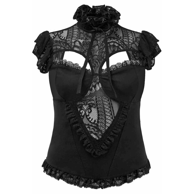 KILLSTAR Avalyn Top with romantic lace