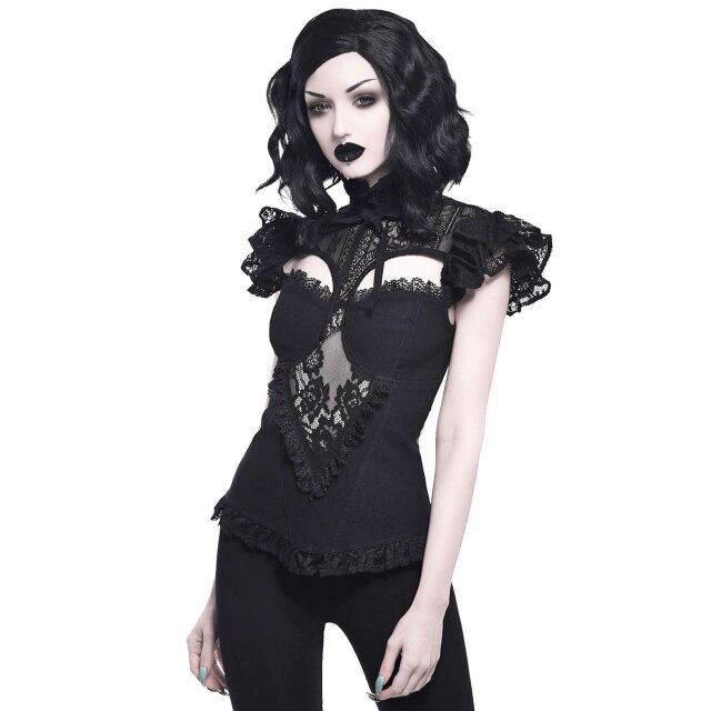 KILLSTAR Avalyn Top with romantic lace