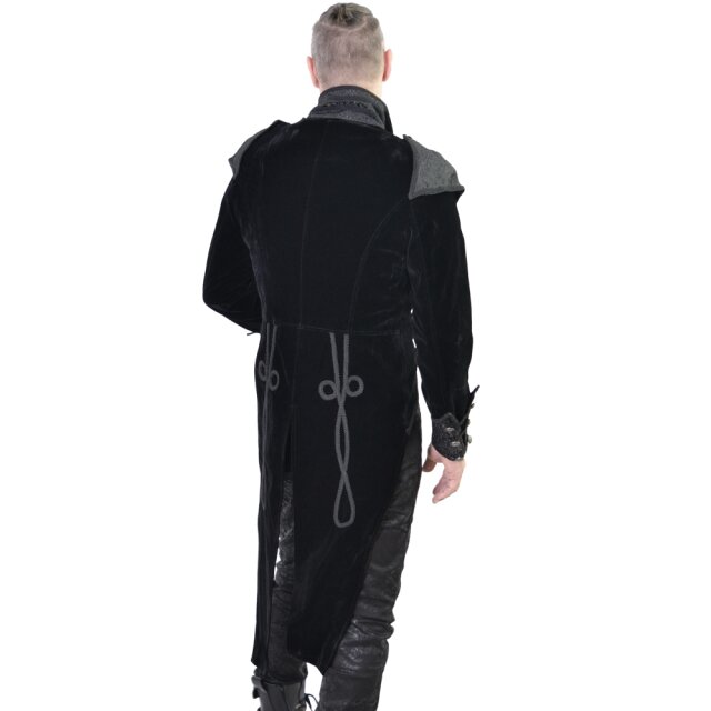 Viktorianischer Uniform-Frack Trafalgar aus Samt L