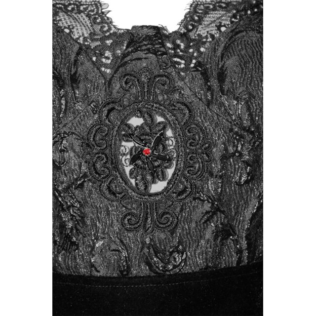 Spitzenträgerkleid Bohemia mit Fransen L
