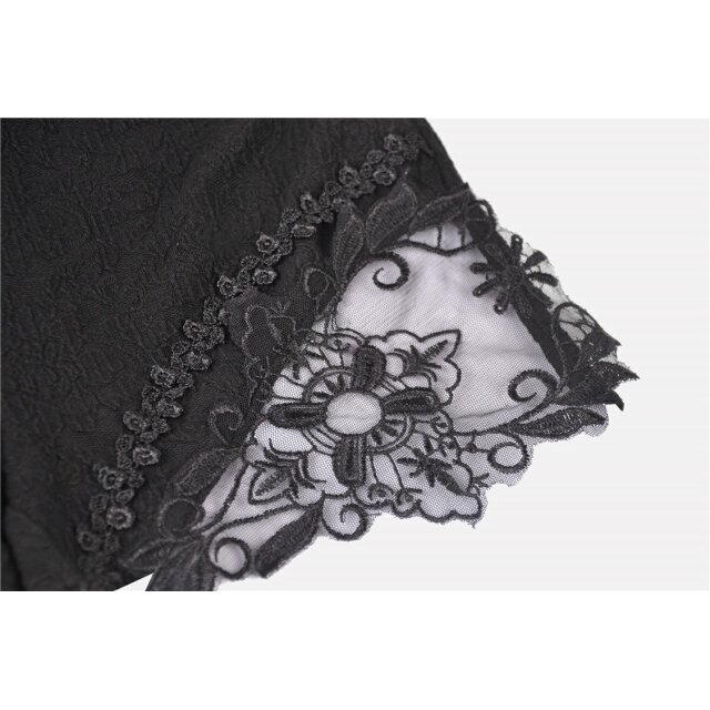 Dark in Love Burlesque Hotpants Le Secret Noir with Lace Appliqué