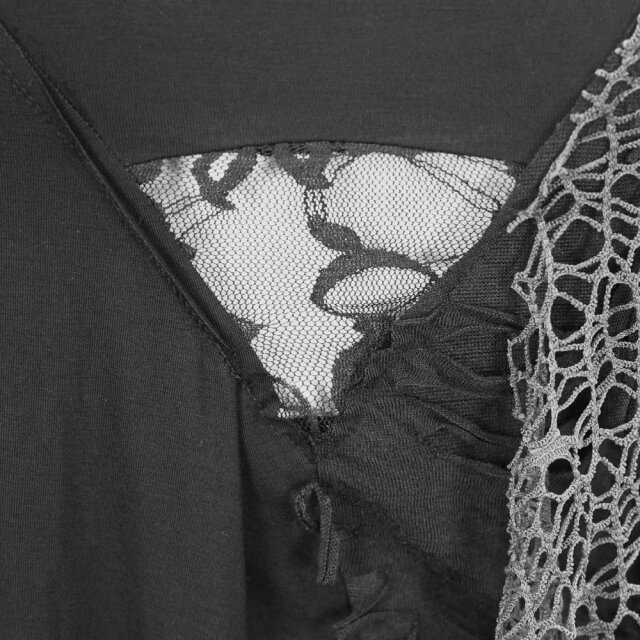 Trägerkleid Antikörper mit Fetzen und Fransen M (L-XXL)