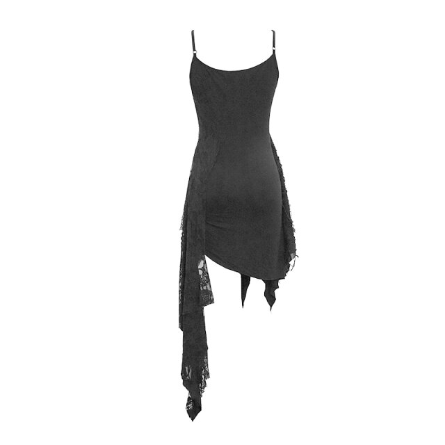 Trägerkleid Antikörper mit Fetzen und Fransen M (L-XXL)