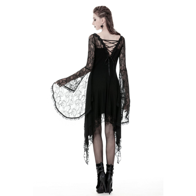 Long sleeve fringe dress Candlelight with lace