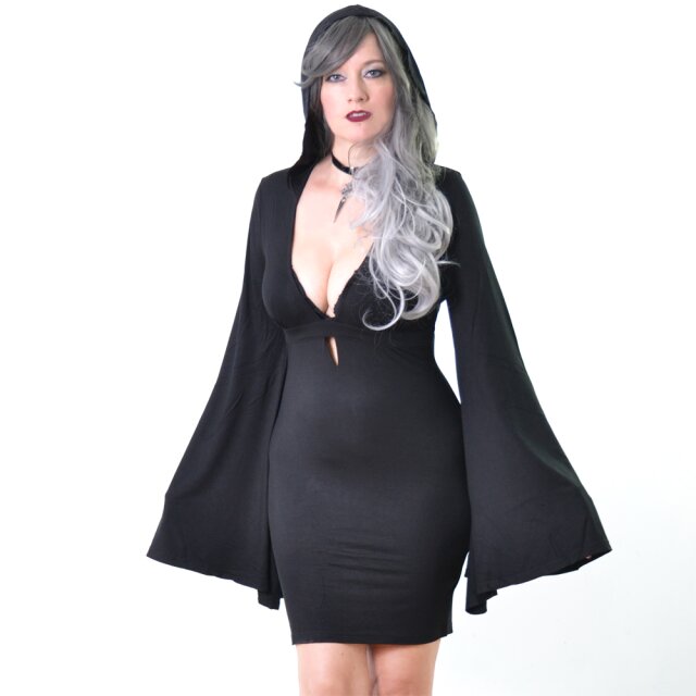 KILLSTAR Deity Kapuzenkleid XL