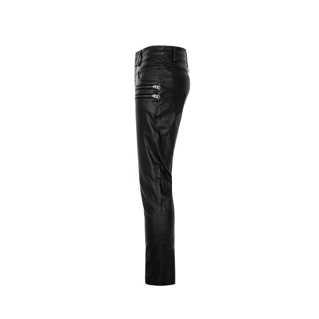 Hose Necronomos in Leder-Optik mit Riemen & Schnallen S