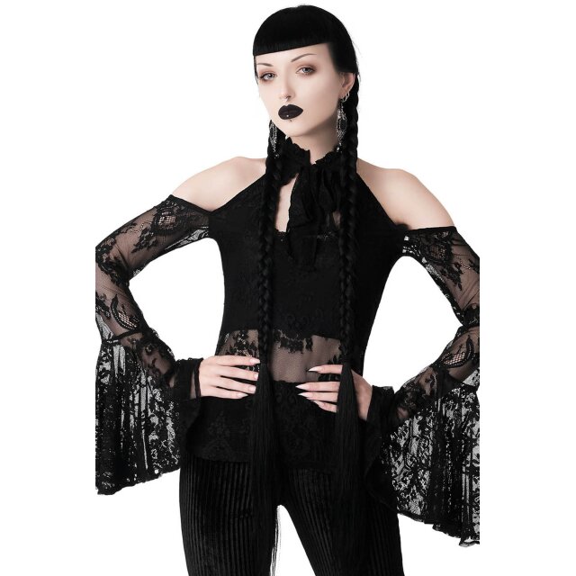 KILLSTAR Cyrena Spitzen-Shirt S