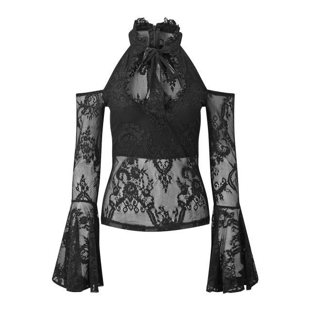 KILLSTAR Cyrena Spitzen-Shirt S