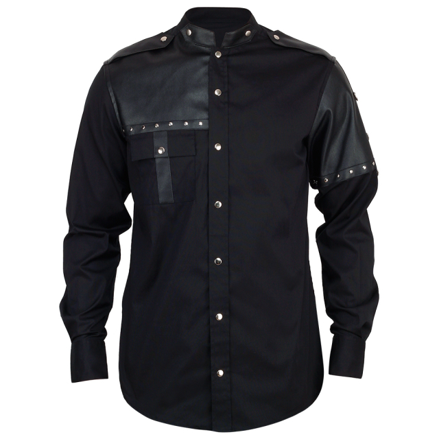 Gothic Mens Shirt black - size: M