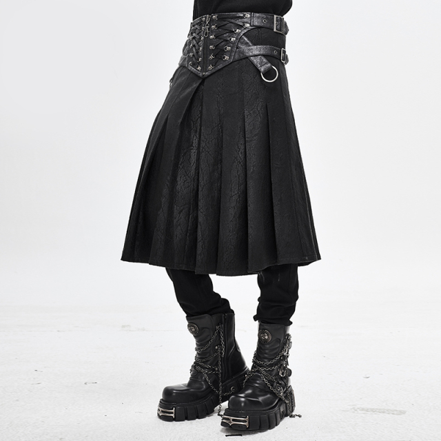 Kilt Drachentöter with wide imitation leather waistband