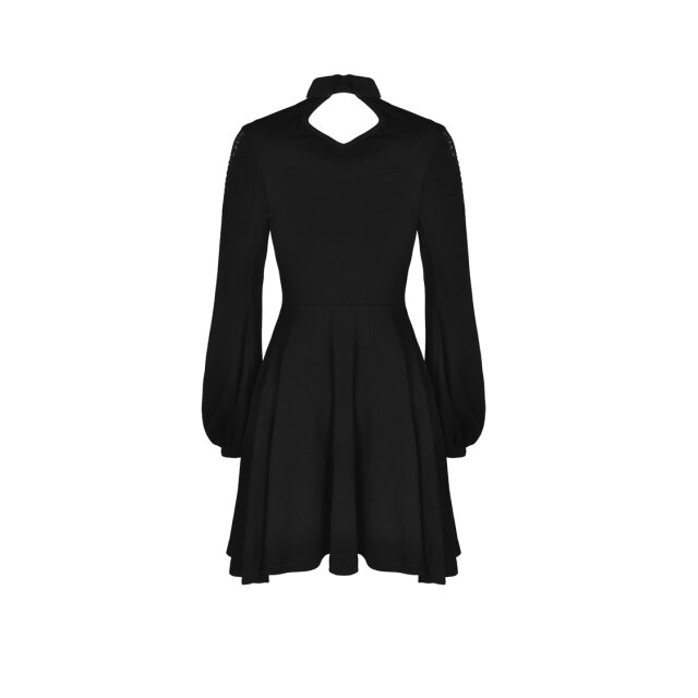 Minikleid Voodoo Doll mit Netzeinsätzen XXL