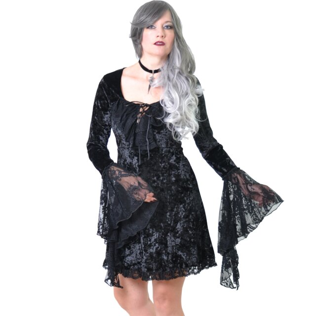 KILLSTAR Kaira Maiden Samtkleid