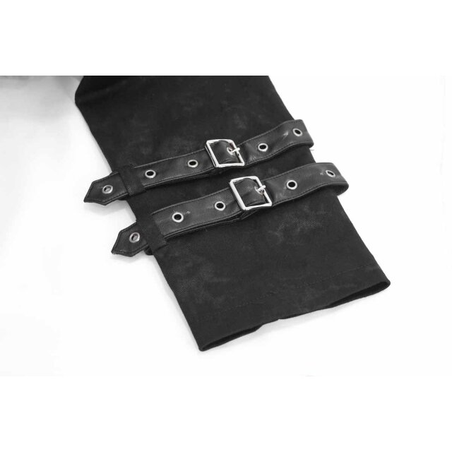 Gothic Coat Soulcatcher with leatherette details