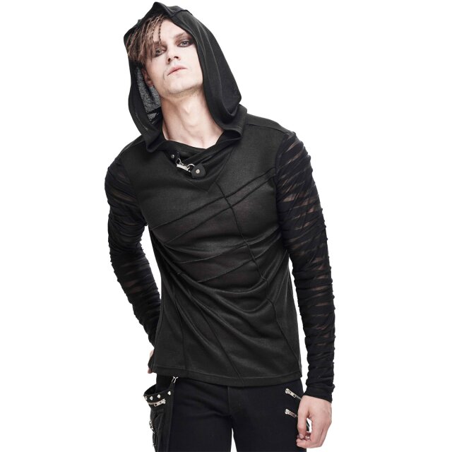 Langarm-Shirt Creeper mit Kapuze L-XL
