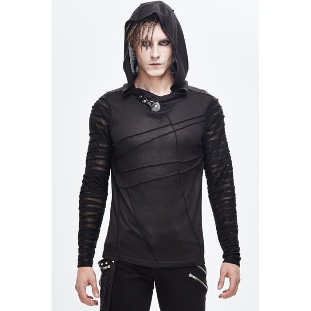 Langarm-Shirt Creeper mit Kapuze L-XL