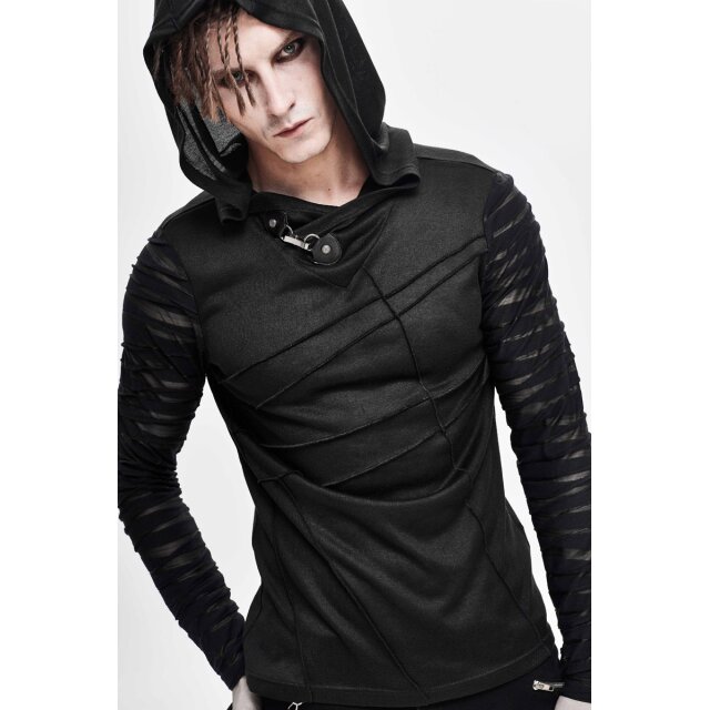 Langarm-Shirt Creeper mit Kapuze XXL-3XL