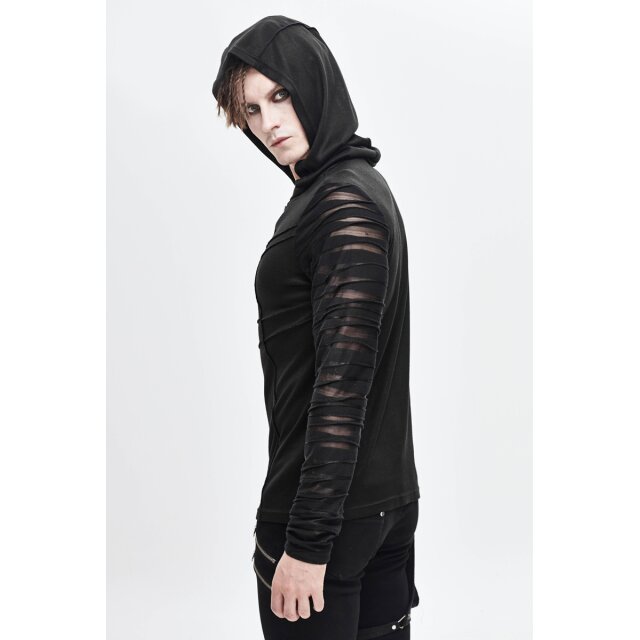 Langarm-Shirt Creeper mit Kapuze XXL-3XL
