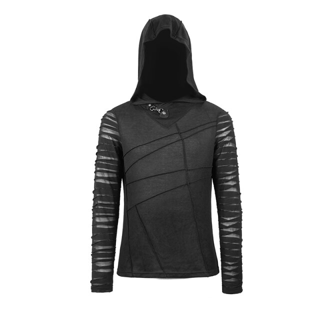 Langarm-Shirt Creeper mit Kapuze 4XL-5XL