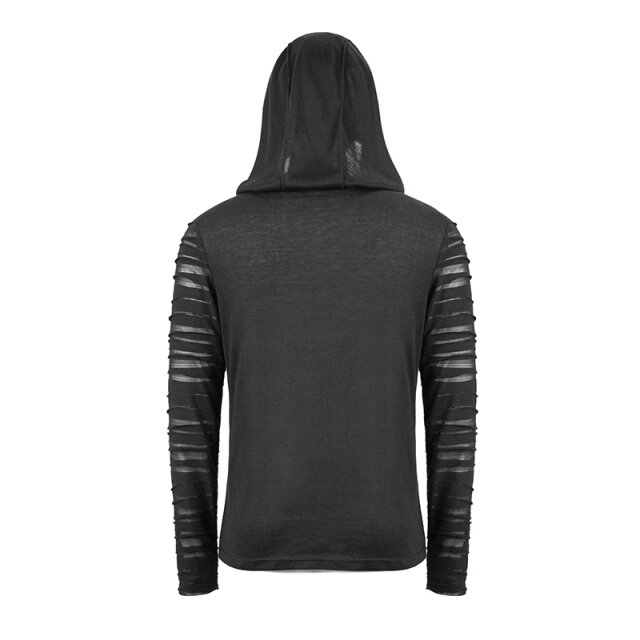 Langarm-Shirt Creeper mit Kapuze 4XL-5XL