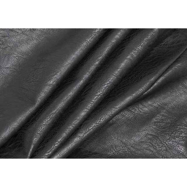 Gothic-Ledermantel Gotham mit Riemen S