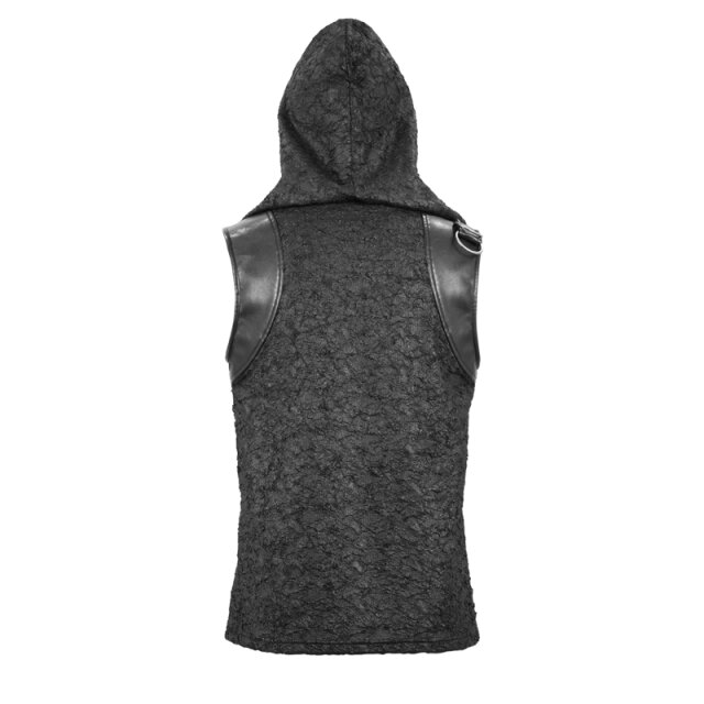 Tank-Top Hoodie Poison in Destroyed Optik S