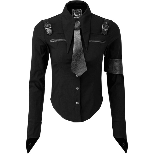 KILLSTAR Secret Mission Uniform Shirt in black or khaki khaki