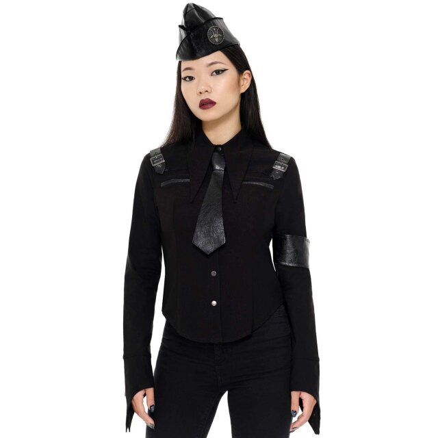KILLSTAR Secret Mission Uniform Shirt in black or khaki khaki