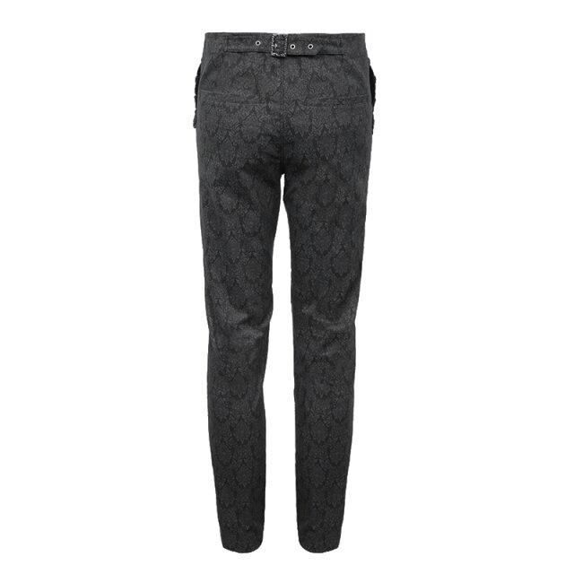Brokatstretchjeans Black Blood mit Posamenten XXL
