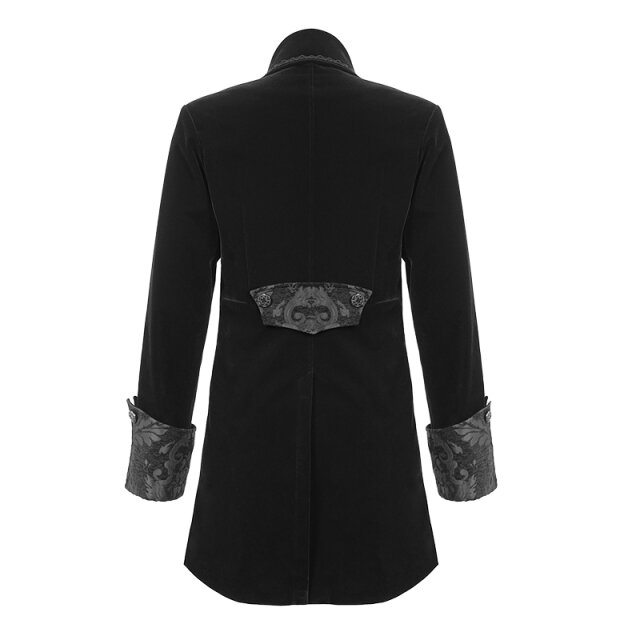 Victorian Velvet Tailcoat Empire in Black or Red black