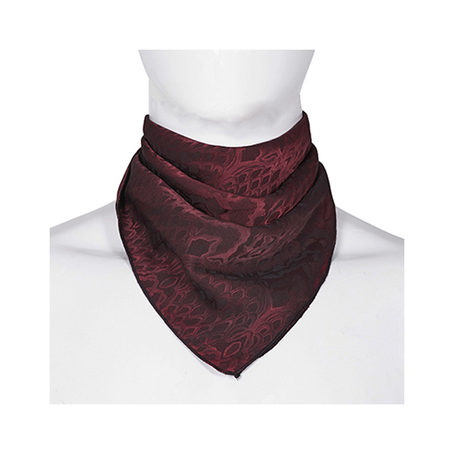 Multifunctional bandana scarf in red or black
