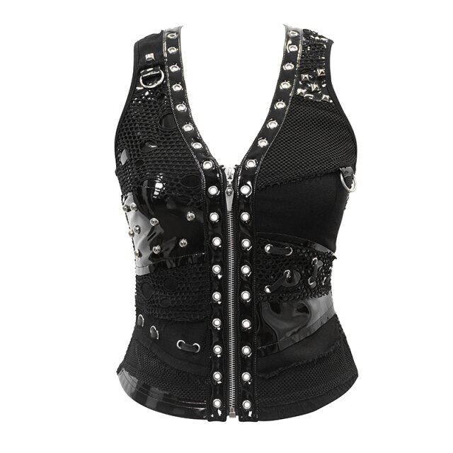 Punk Lackweste Konzentrat S