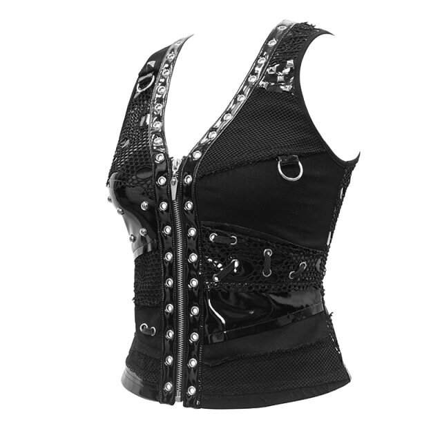Punk Lackweste Konzentrat S