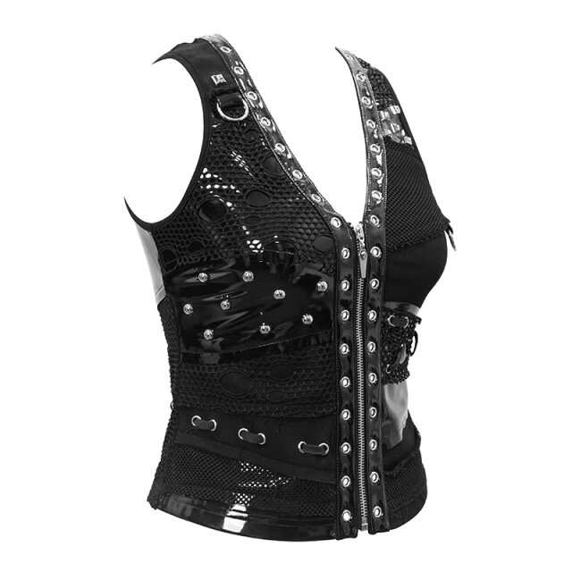 Punk Lackweste Konzentrat S