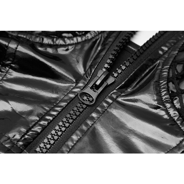 PUNK RAVE Lack-Trägertop Black Anchor XL