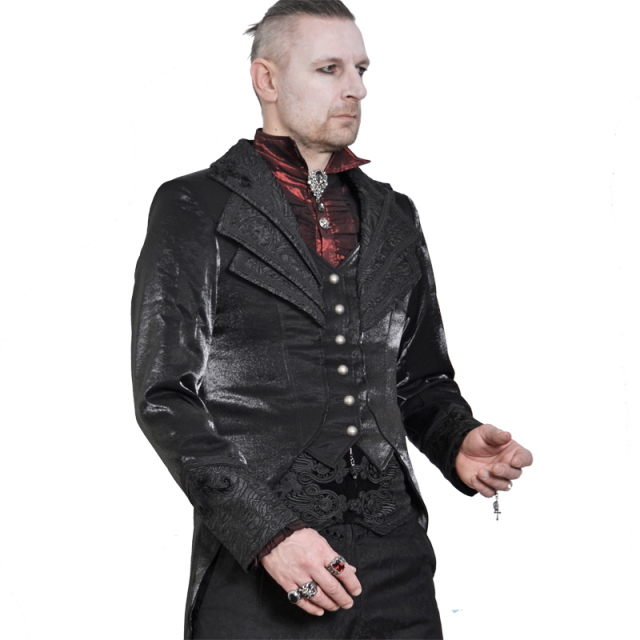 Punk Rave Tailcoat Holmes with Jacquard Trims