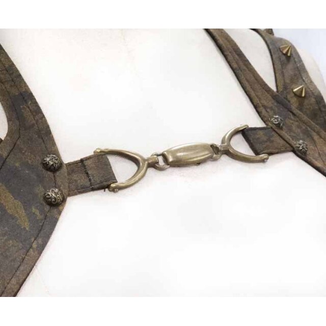 Steampunk Unterbrustkorsagen-Weste Suffragette XXL