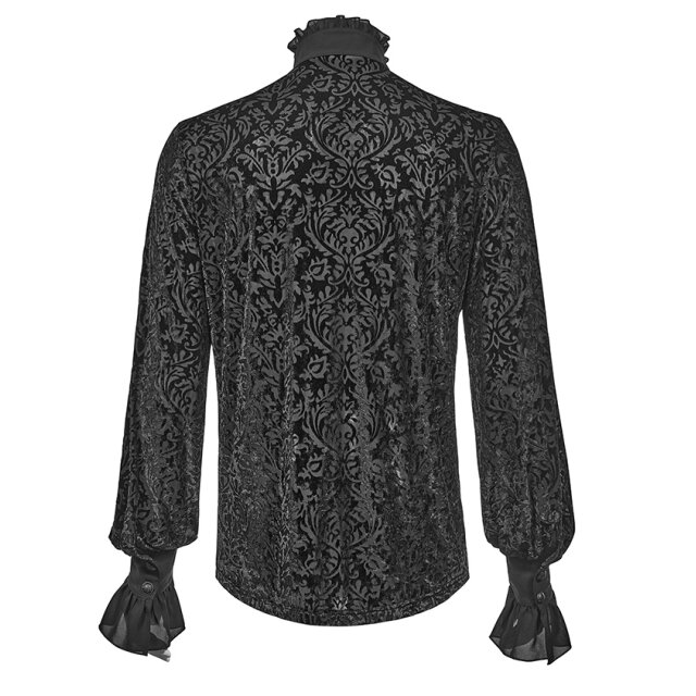 PUNK RAVE shirt Nostradamus with brocade flocking