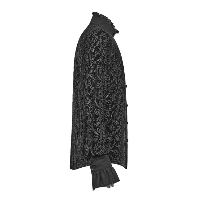 PUNK RAVE shirt Nostradamus with brocade flocking