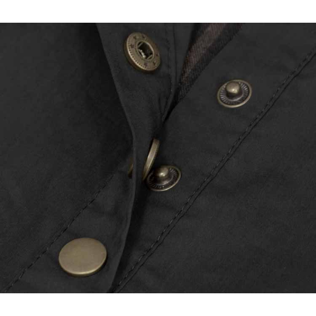 Long Sleeve Steampunk Shirt Sextant black-brown-striped 