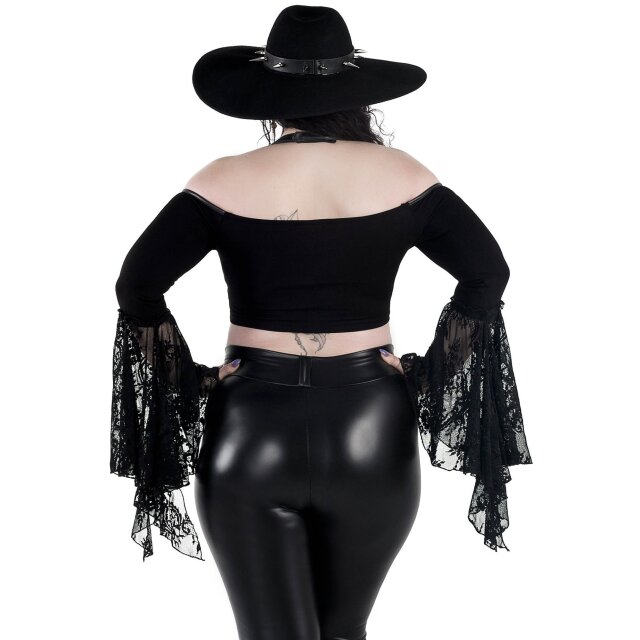 KILLSTAR Zelda Neckholder-Top mit Spitze XXL