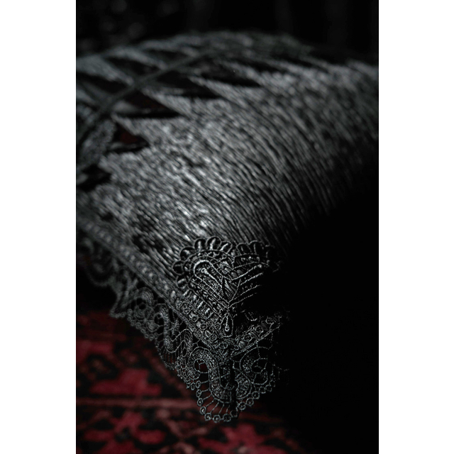 Gothic Sofa Cushion Cover Dark Spine