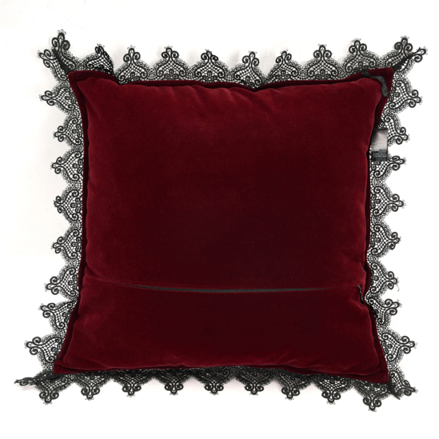 Punk Rave Cushion Cover Majestic in black or red