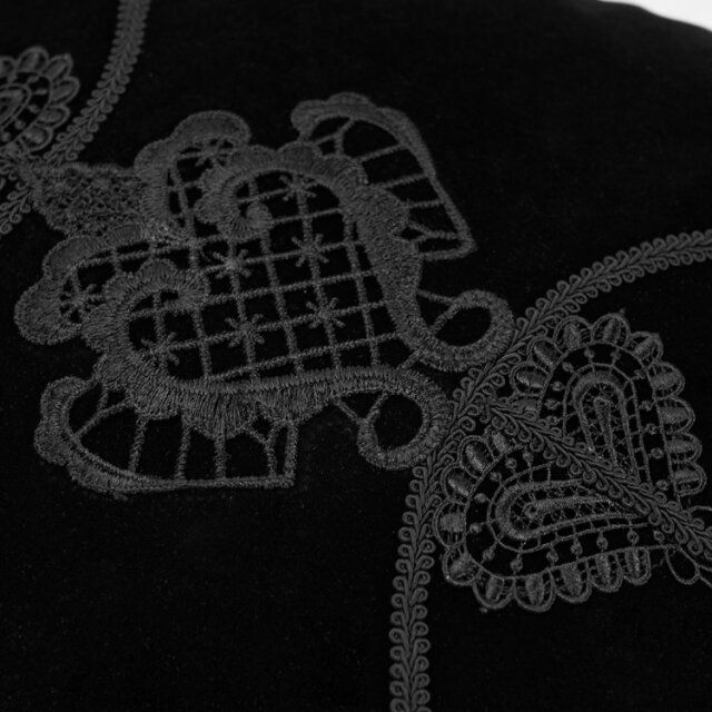 Punk Rave Kissenbezug Majestic in schwarz