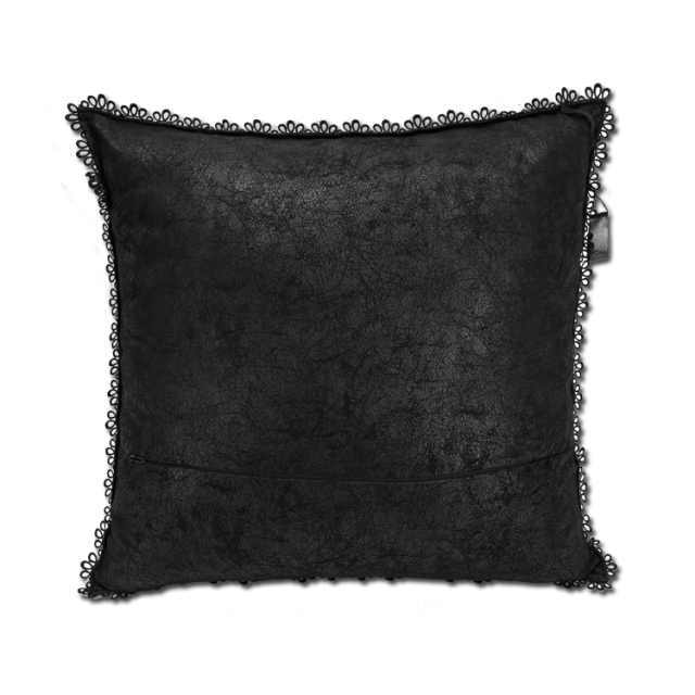 Punk Rave Sofa Cushion Cover R.I.P. in Used Leather Look
