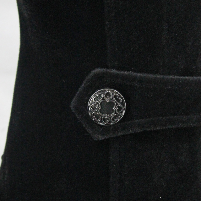 Velvet Coat Borgia with Feather Collar